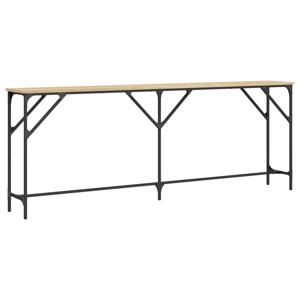Console Table | Sonoma Oak | Engineered Wood | Large | Adjustable Feet