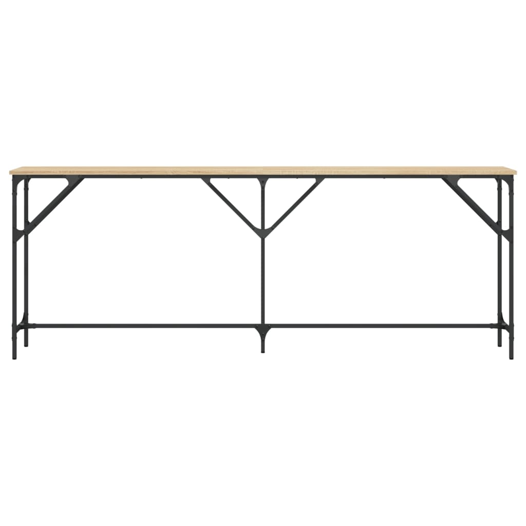 Console Table | Sonoma Oak | Engineered Wood | Large | Adjustable Feet