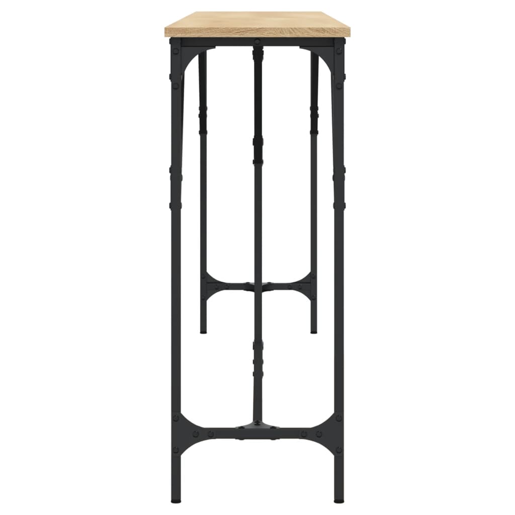Console Table | Sonoma Oak | Engineered Wood | Large | Adjustable Feet