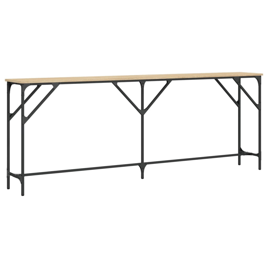 Console Table | Sonoma Oak | Engineered Wood | Large | Adjustable Feet