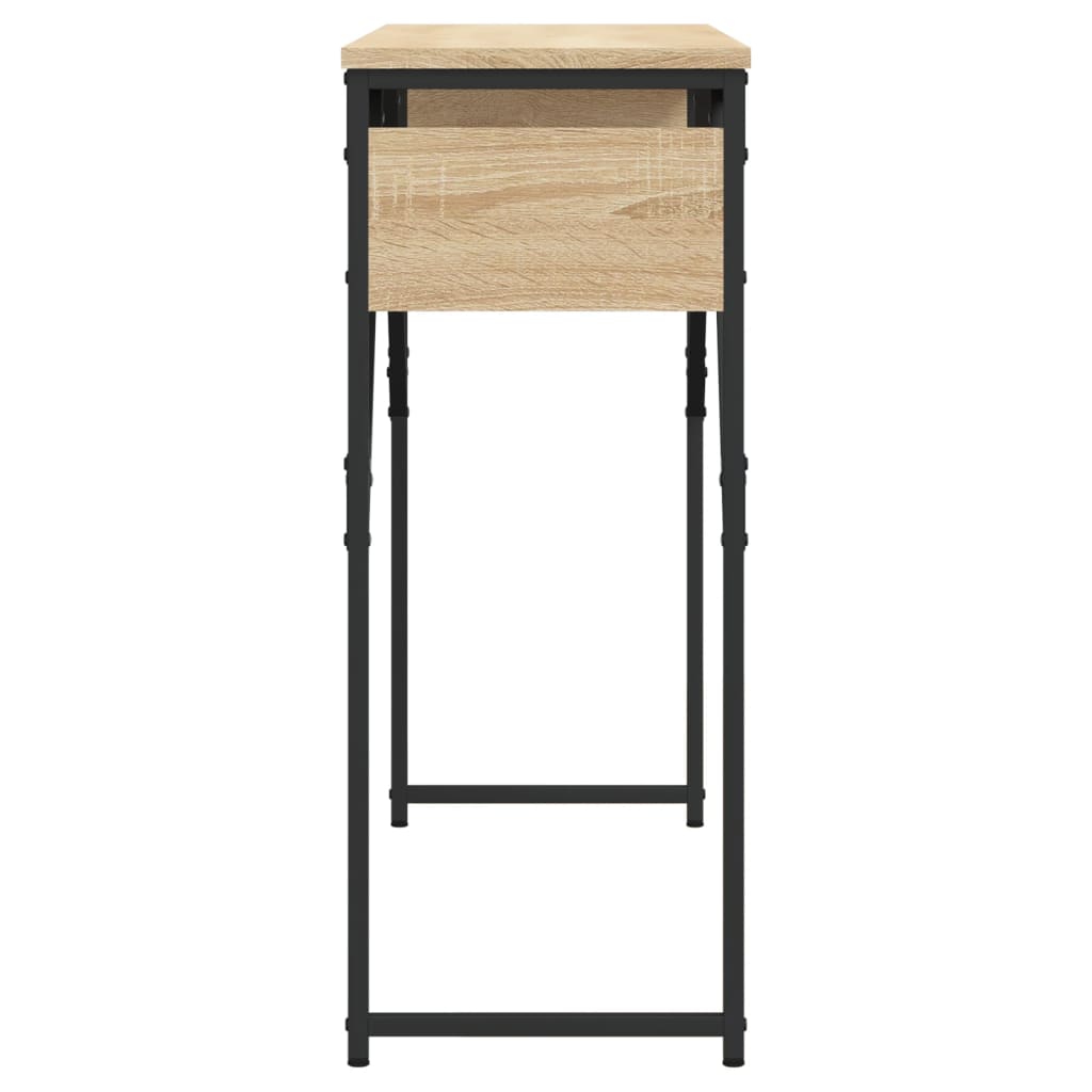 vidaXL Console Table with Shelf Sonoma Oak 105x30x75cm Engineered Wood