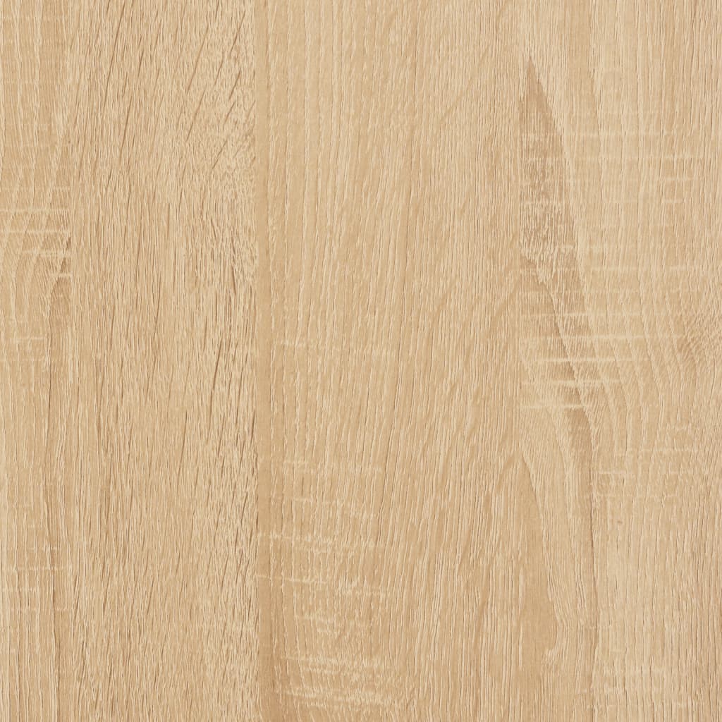 Console Table with Shelves Sonoma Oak 100x30x80 cm