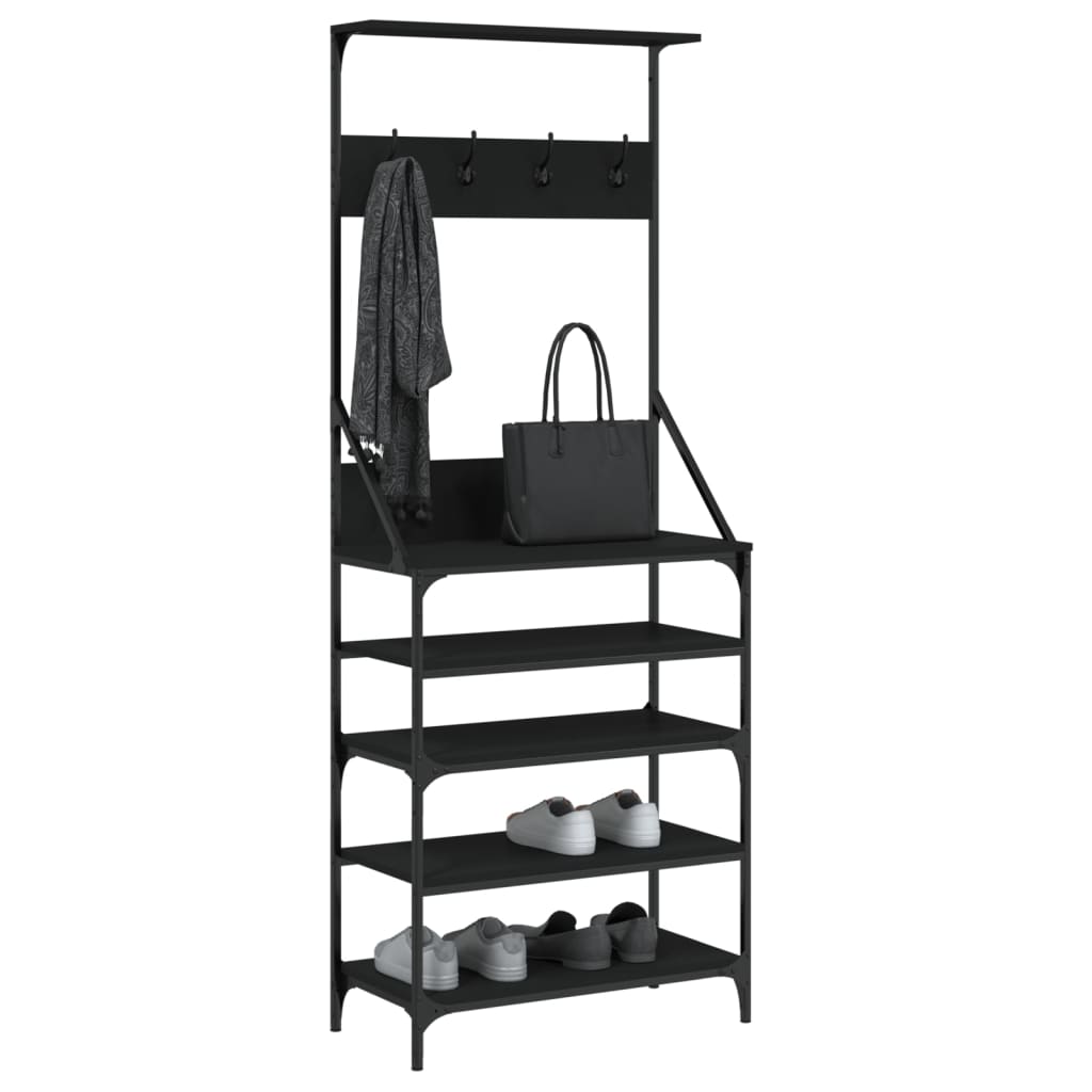 Clothes Rack | Black | Engineered wood, metal | Medium | Clothes Rack