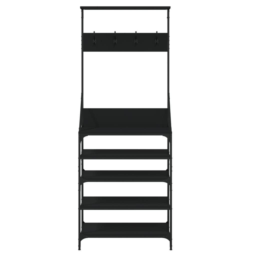Clothes Rack | Black | Engineered wood, metal | Medium | Clothes Rack