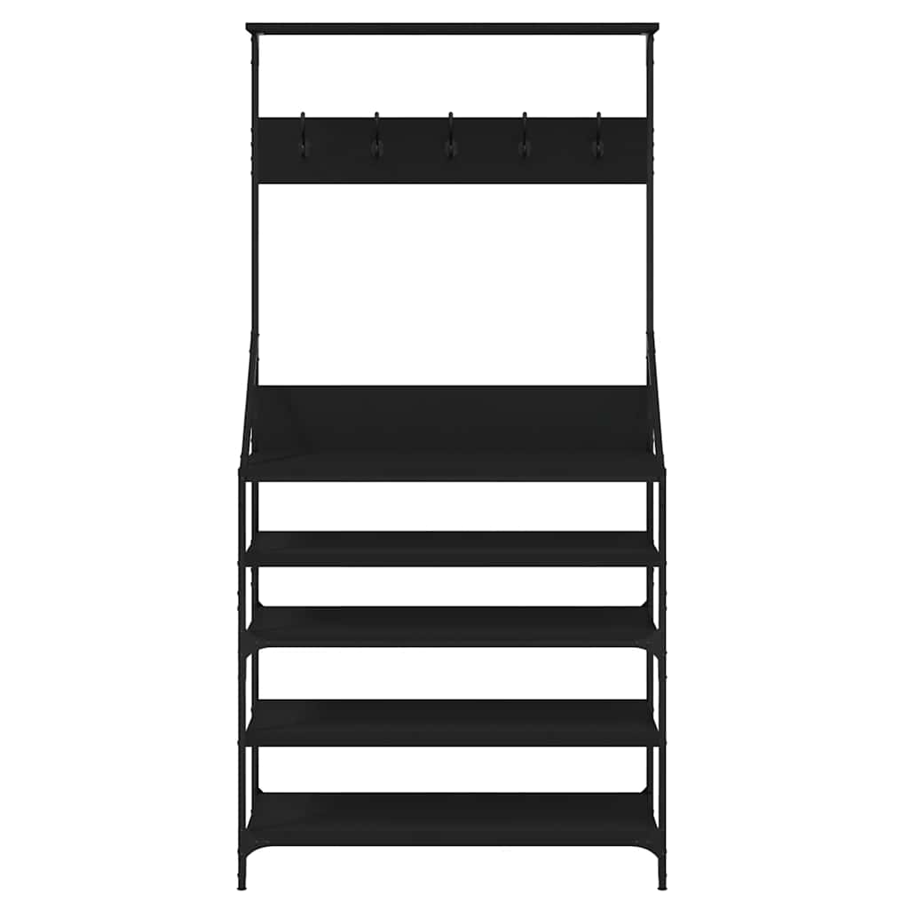 Clothes Rack | Black | Engineered wood, Metal | Medium | Clothes Rack