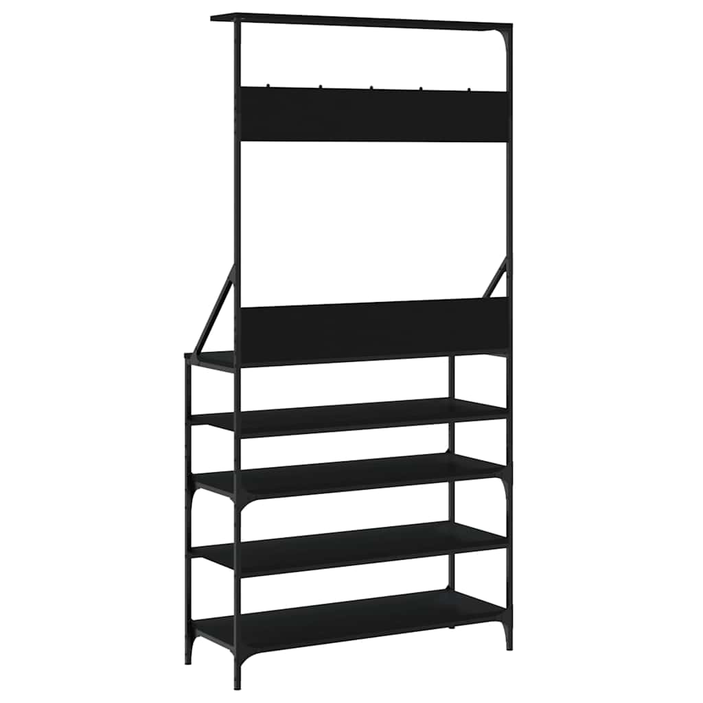 Clothes Rack | Black | Engineered wood, Metal | Medium | Clothes Rack