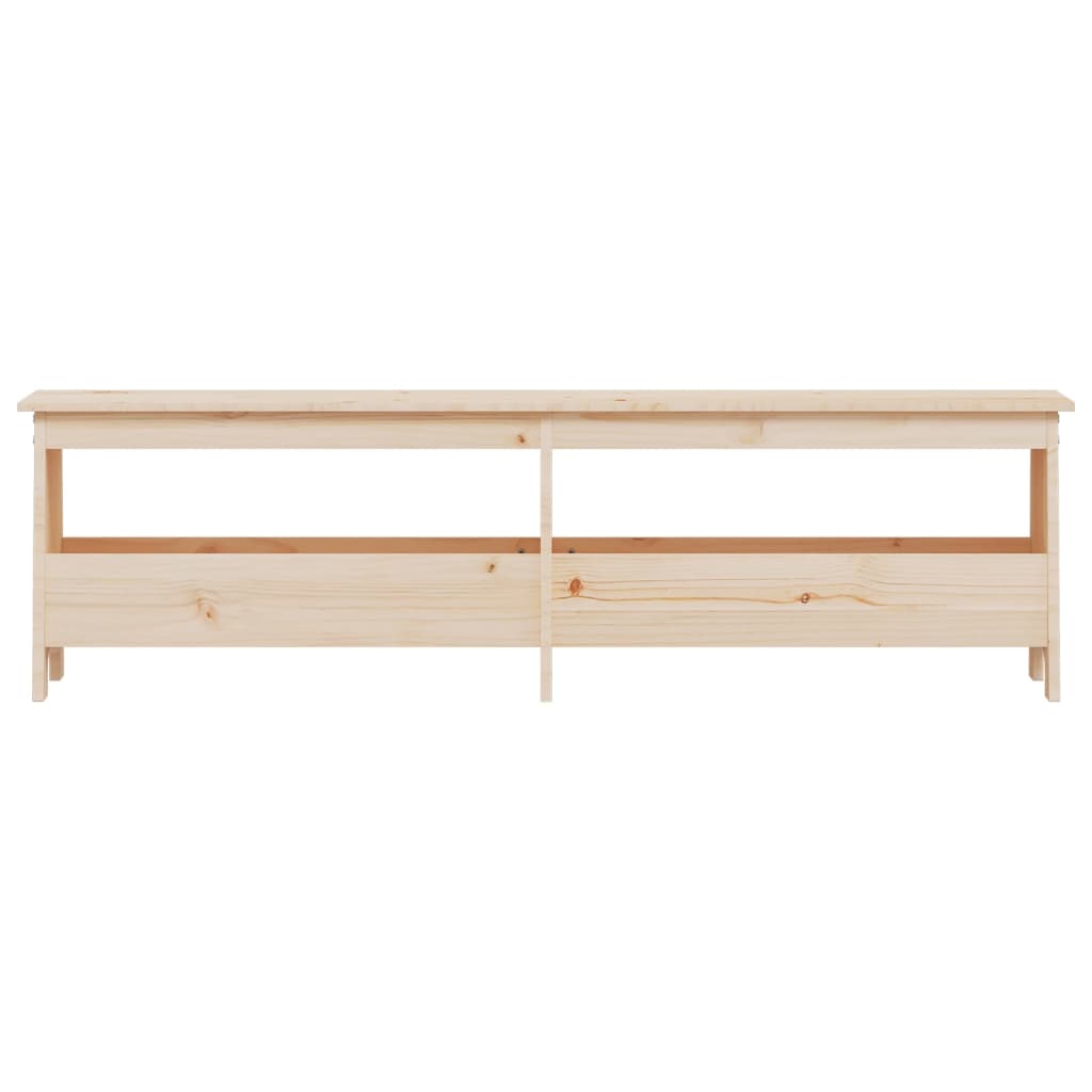 vidaXL Hall Bench 160x28x45 cm Solid Wood Pine