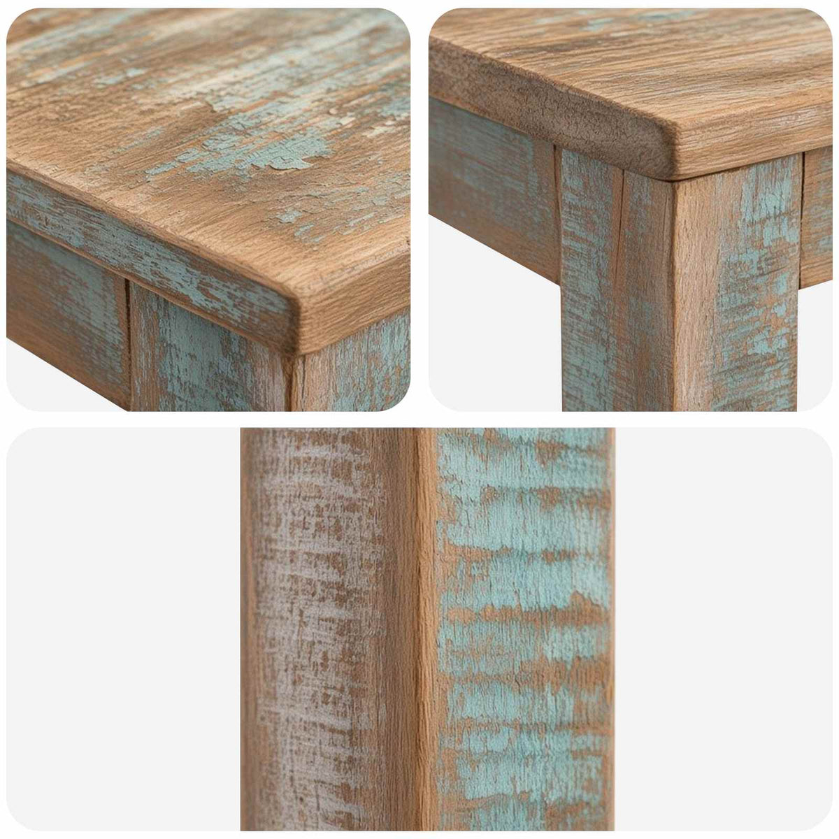 Bar Table 110 x 55 x 100 cm Solid Reclaimed Wood Multicolour