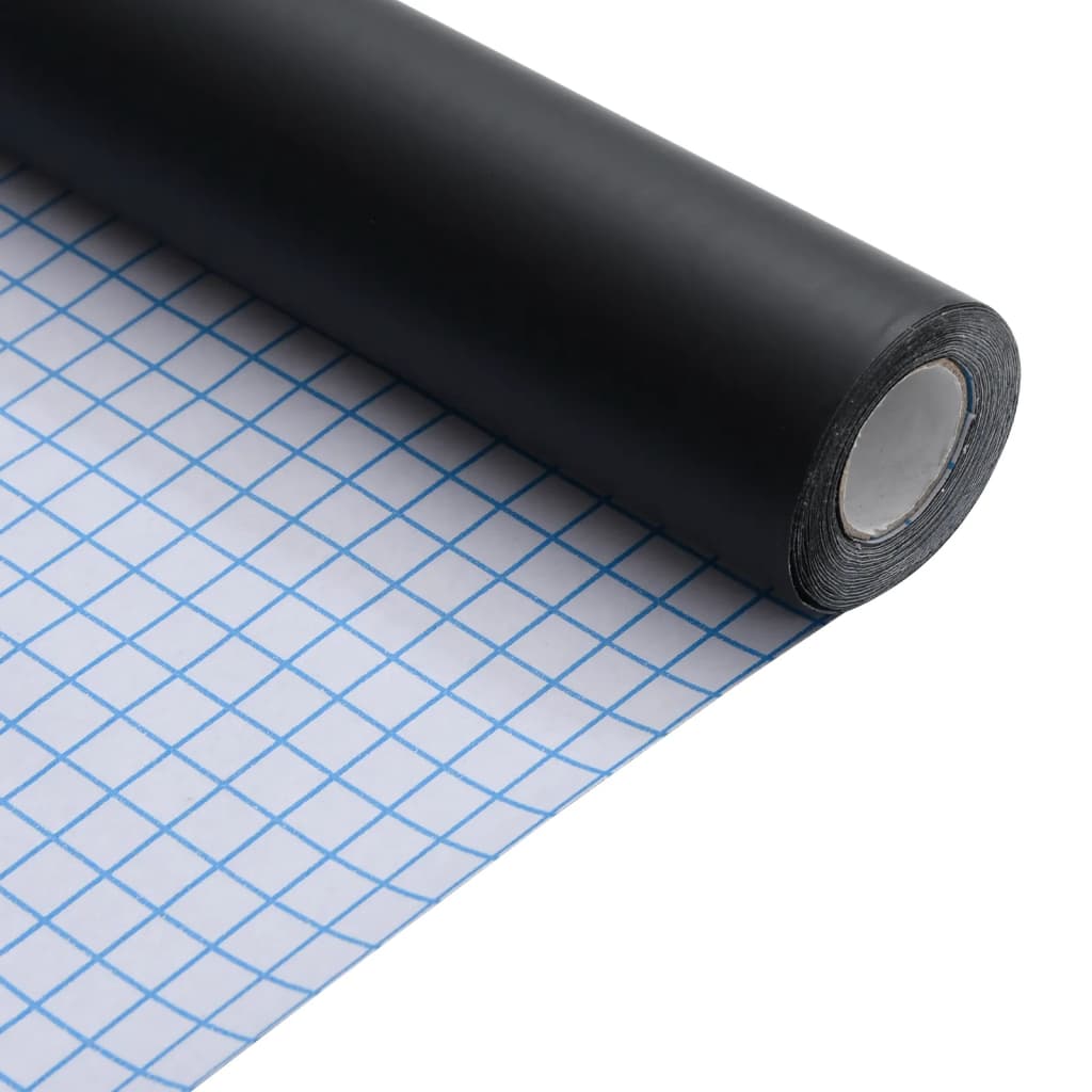 Furniture Stickers Self-Adhesive Matte Black 90x500 cm PVC