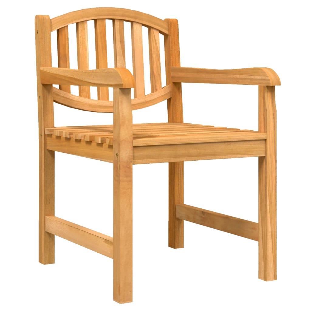 Garden Chair | Set of 4 | Teak | Solid teak wood | Standard | Stackable