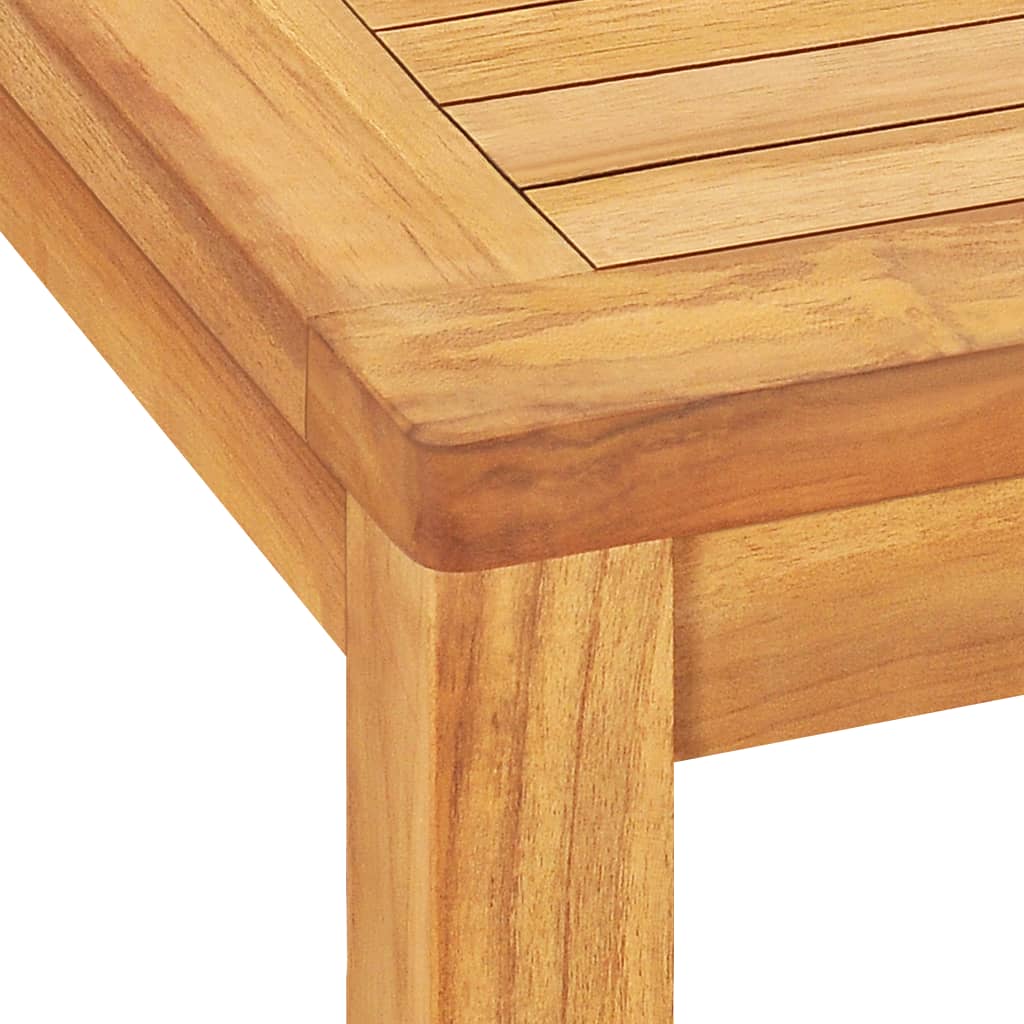 Garden Dining Set | Natural Teak | Solid Teak Wood | Medium |  Stackable