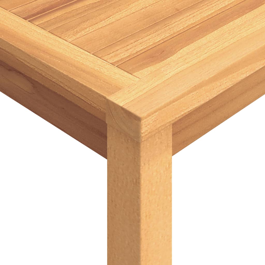 7 Piece Garden Dining Set Solid Wood Teak