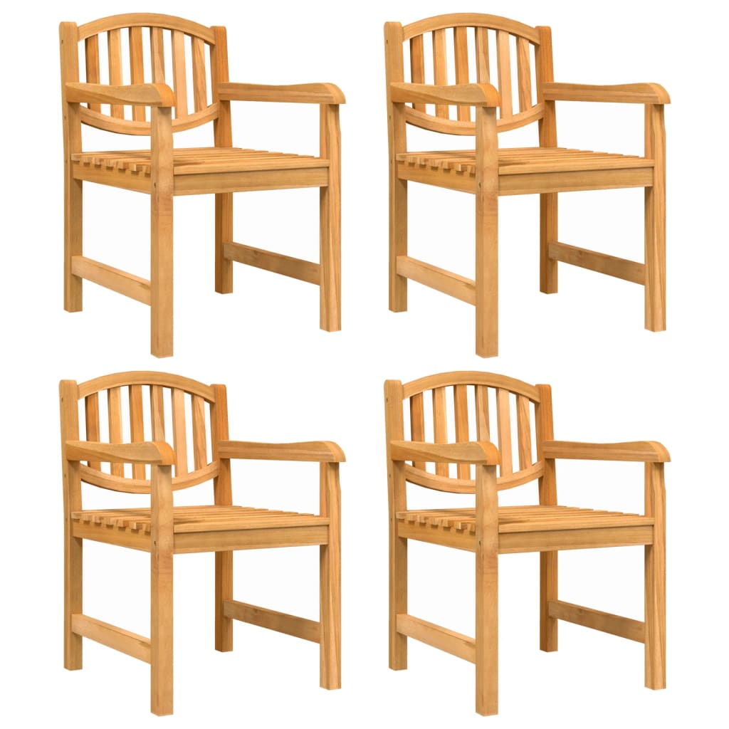 Garden Dining Set | Teak Brown | Solid Teak Wood | Large | Stackable