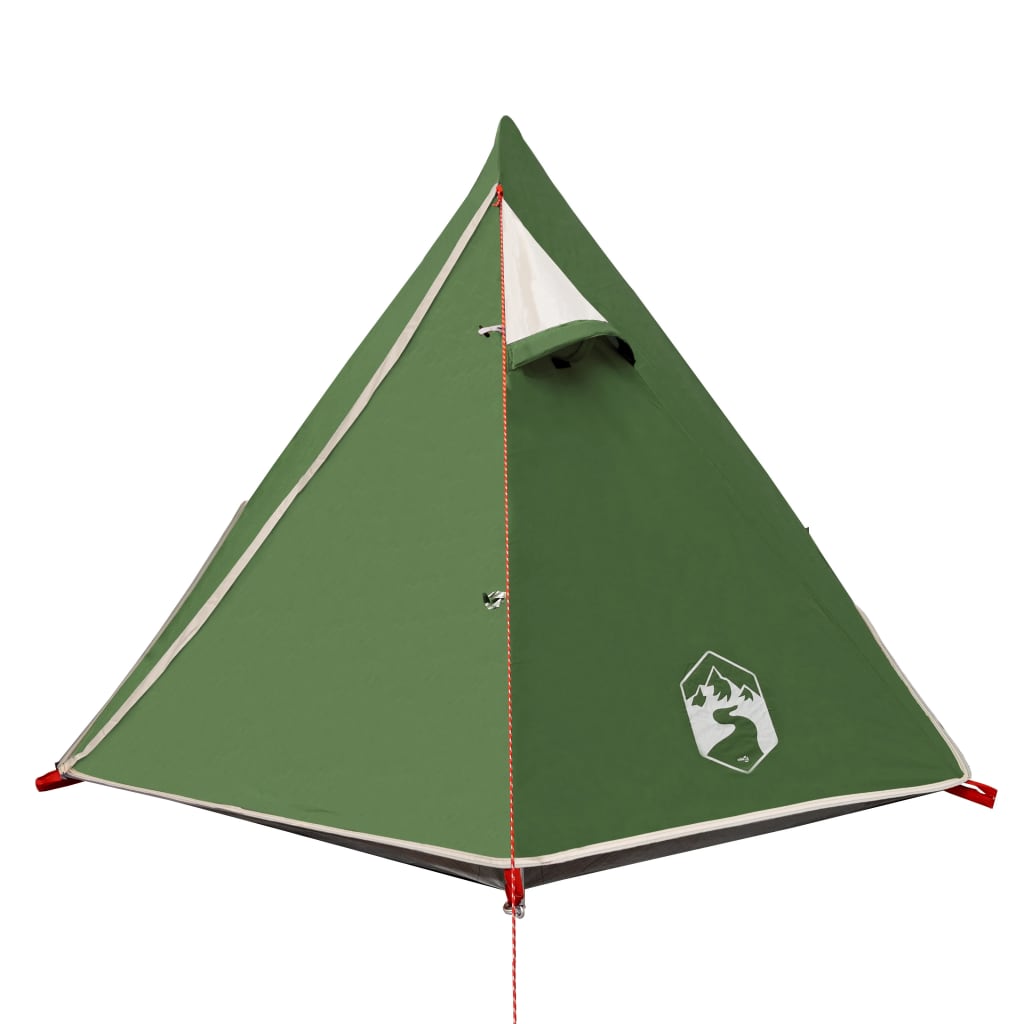 vidaXL Camping Tent Dome 2-Person Green Waterproof