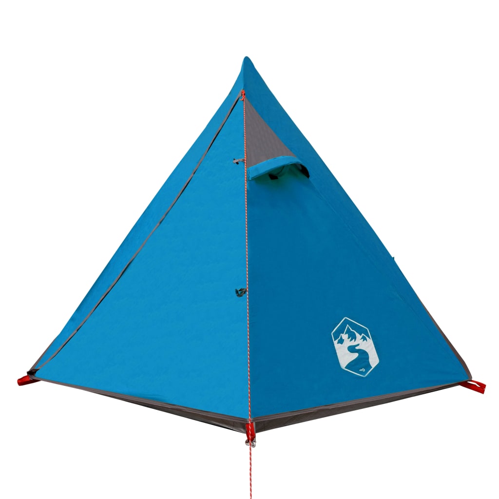 vidaXL Camping Tent Dome 2-Person Blue Waterproof