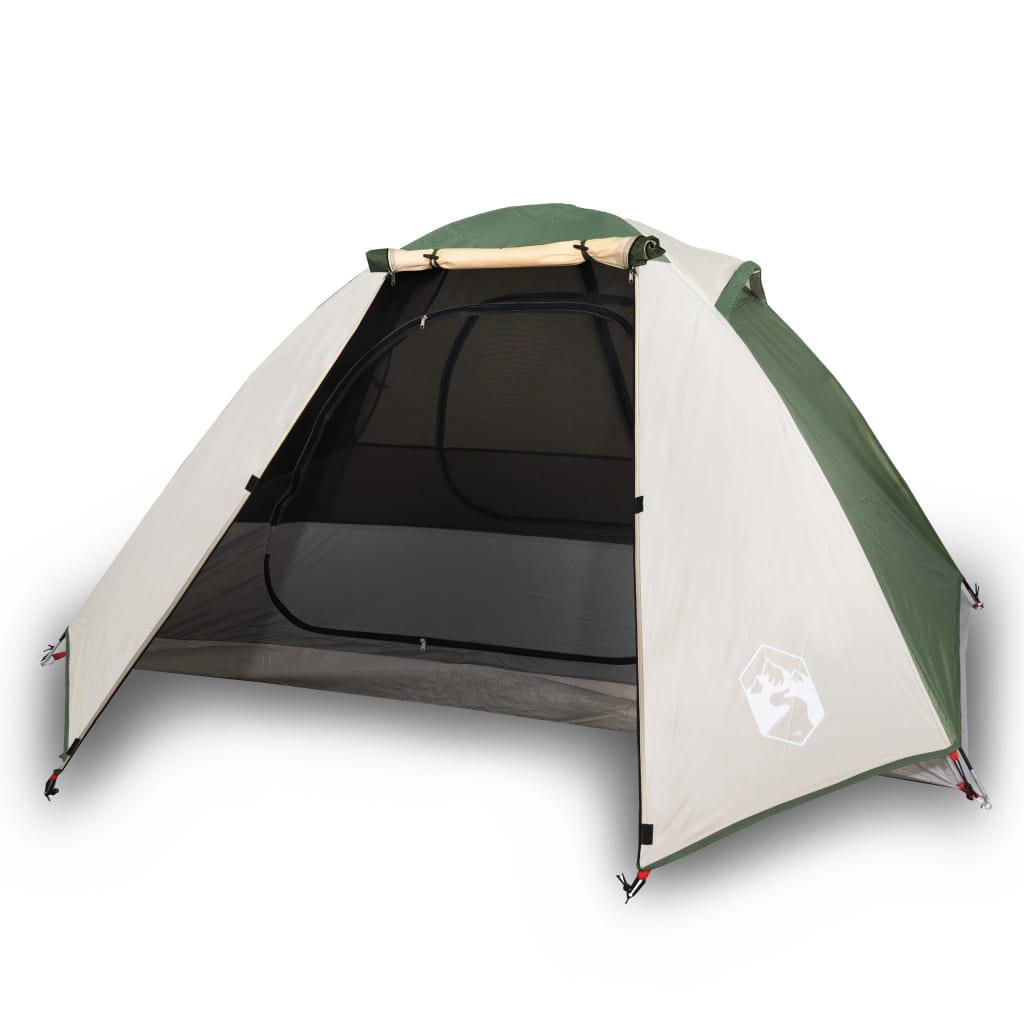 vidaXL Camping Tent Dome 2-Person Green Waterproof