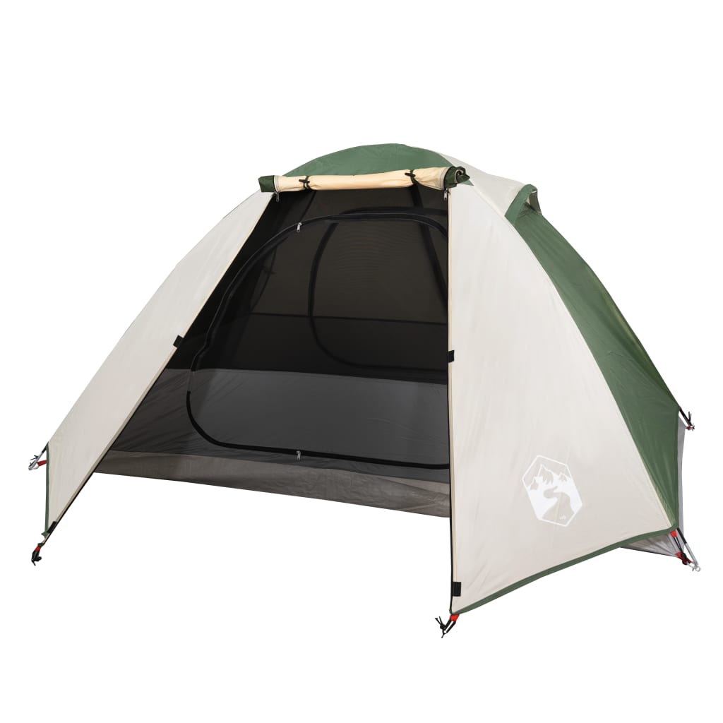 vidaXL Camping Tent Dome 2-Person Green Waterproof