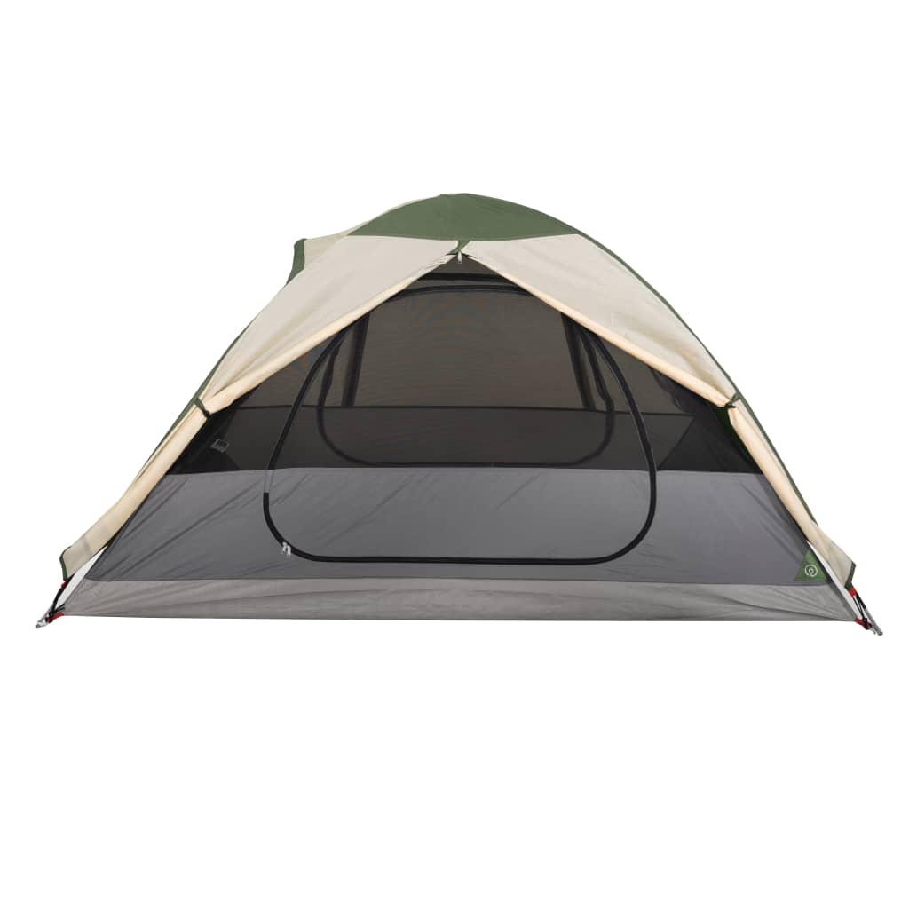 vidaXL Camping Tent Dome 2-Person Green Waterproof