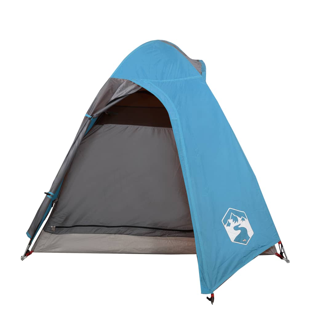 vidaXL Camping Tent Dome 2-Person Blue Waterproof