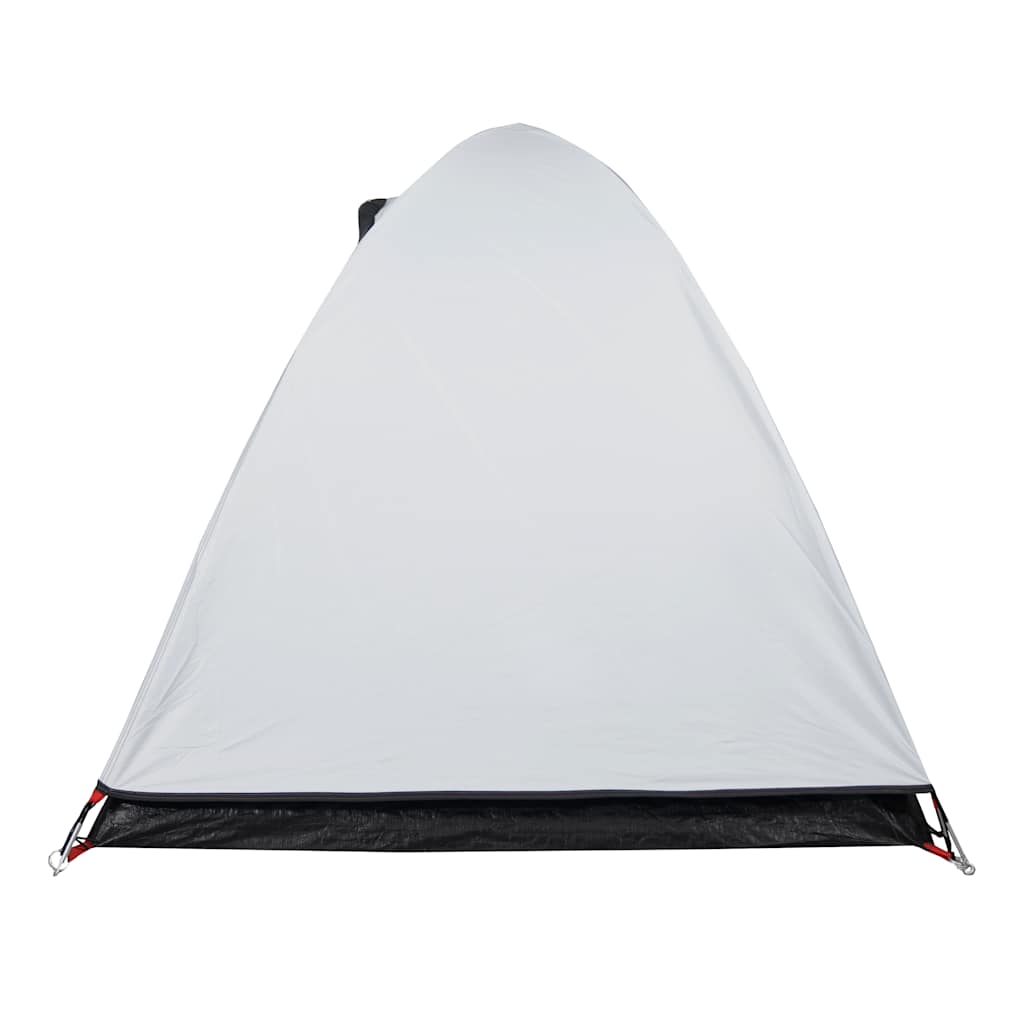 vidaXL Camping Tent Dome 2-Person White Blackout Fabric Waterproof