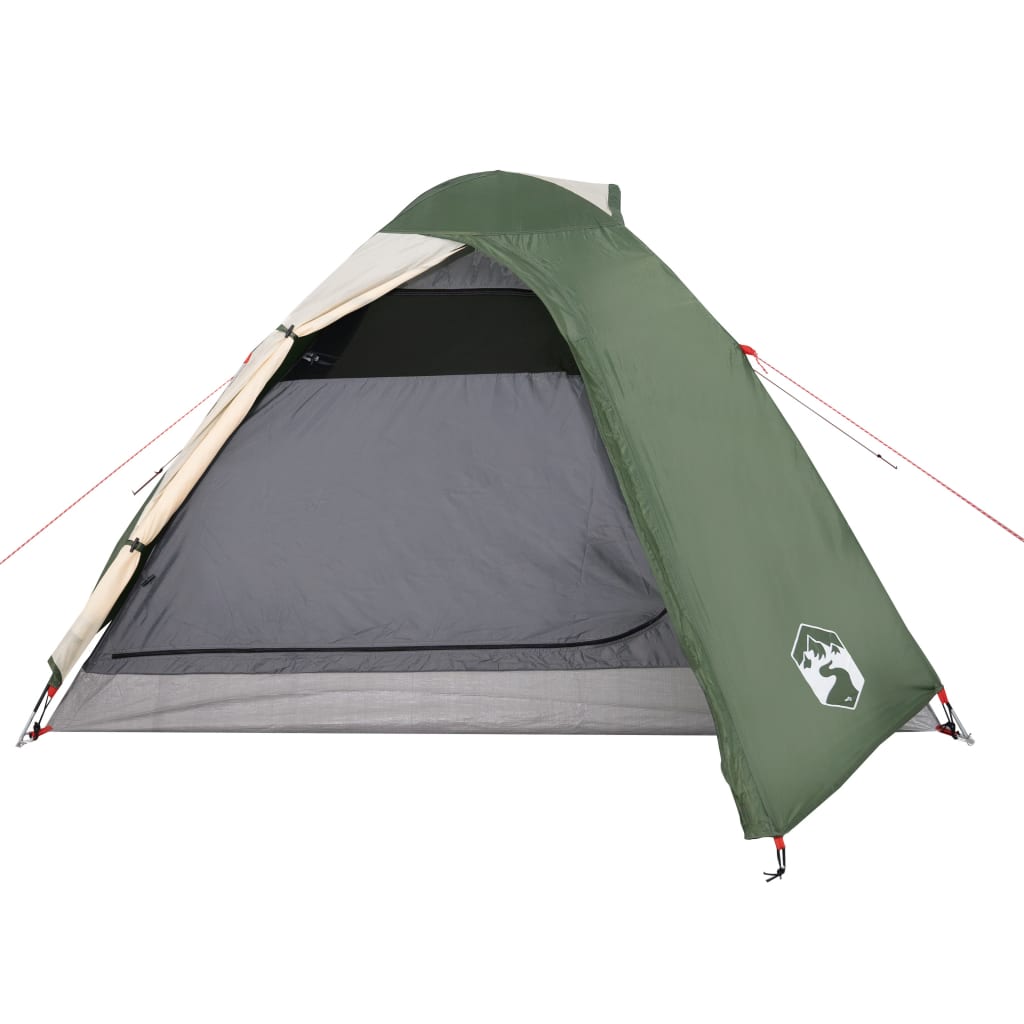 vidaXL Camping Tent Dome 2-Person Green Waterproof