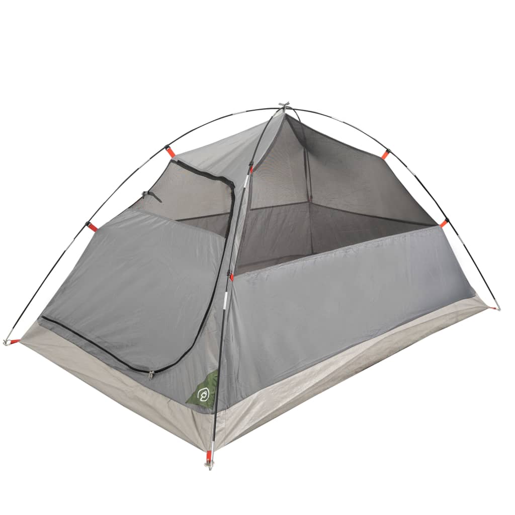 vidaXL Camping Tent Dome 2-Person Green Waterproof