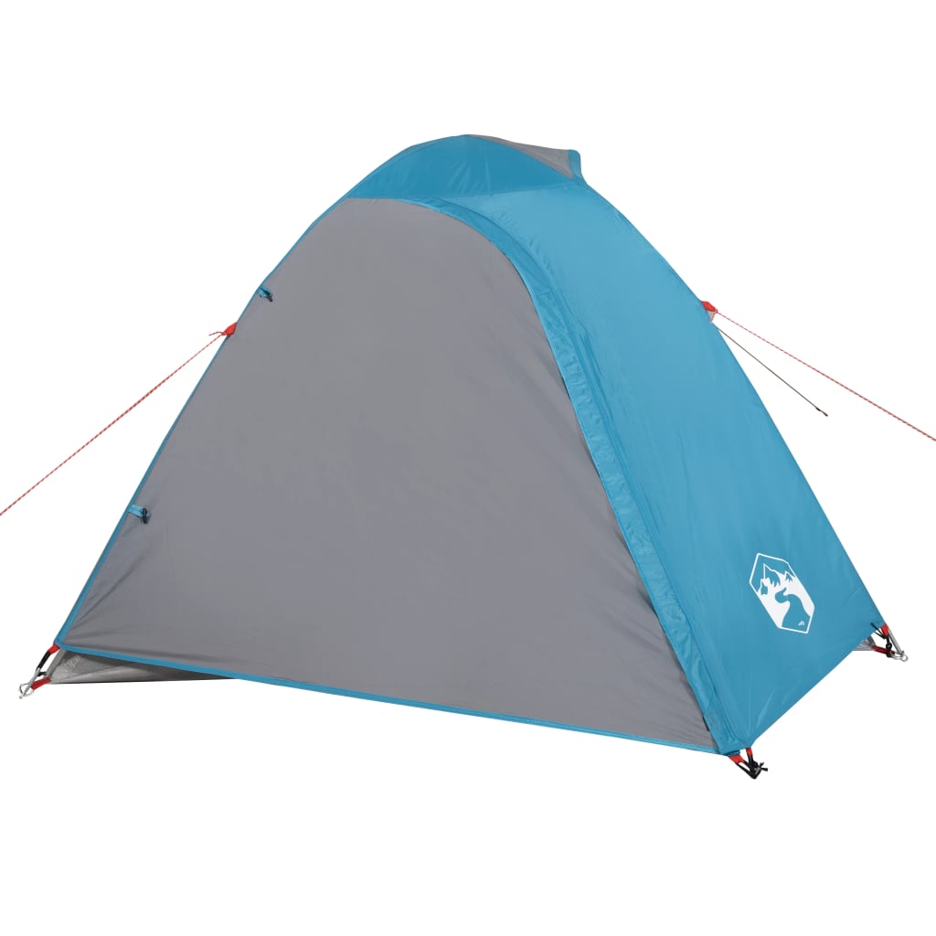 vidaXL Camping Tent Dome 3-Person Blue Waterproof