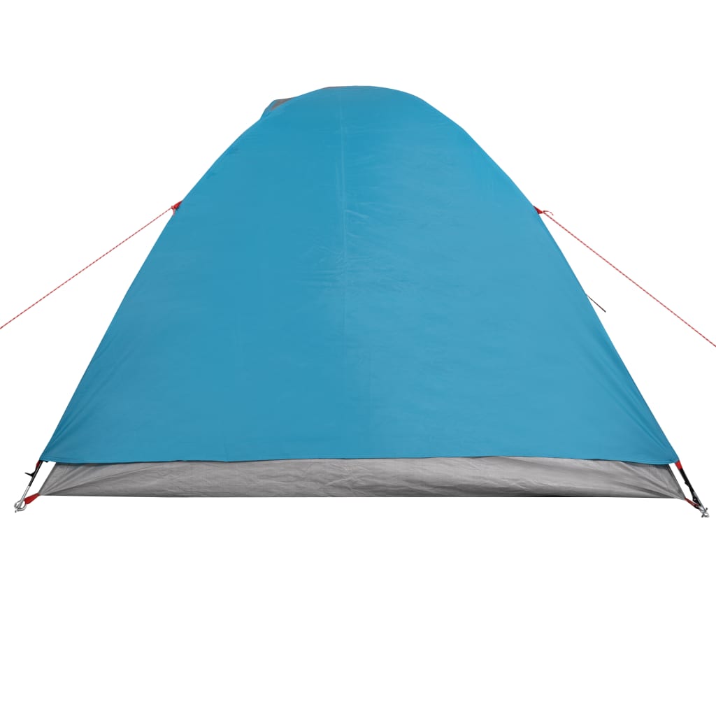 vidaXL Camping Tent Dome 3-Person Blue Waterproof