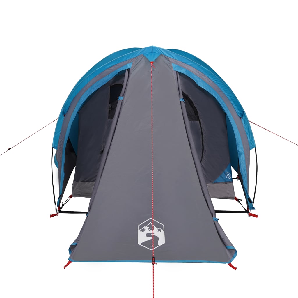 vidaXL Camping Tent Dome 2-Person Blue Waterproof