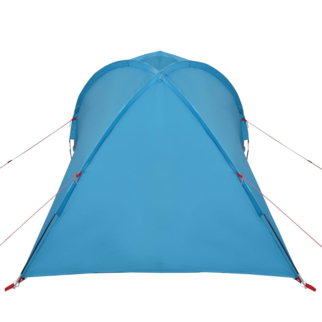 vidaXL Camping Tent Dome 2-Person Blue Waterproof