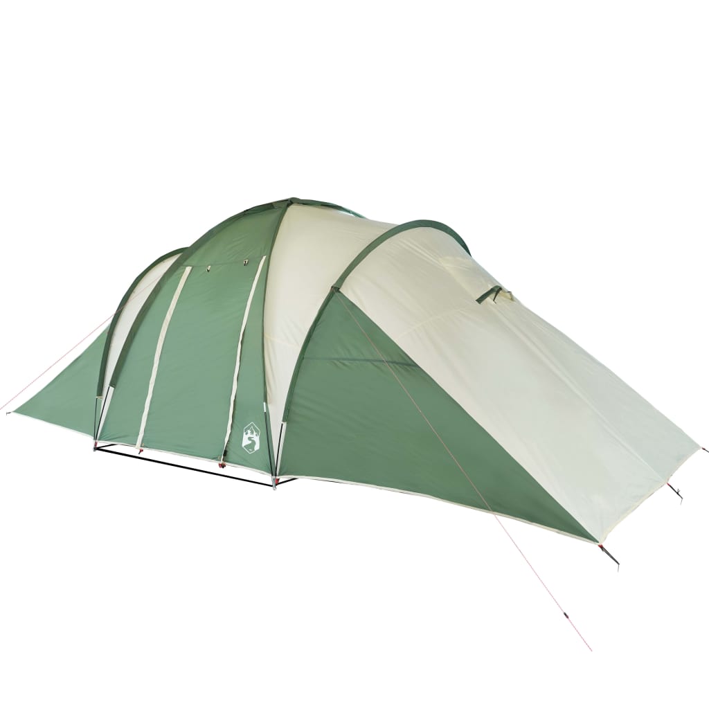 vidaXL Family Tent Dome 6-Person Green Waterproof