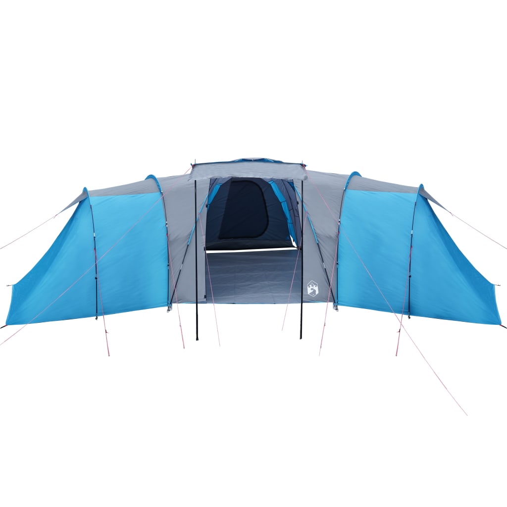 vidaXL Family Tent Dome 12-Person Blue Waterproof