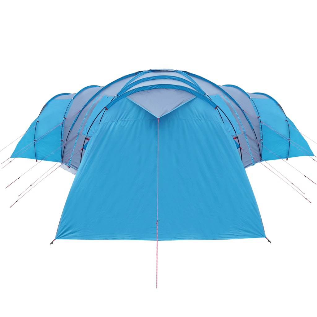 vidaXL Family Tent Dome 12-Person Blue Waterproof