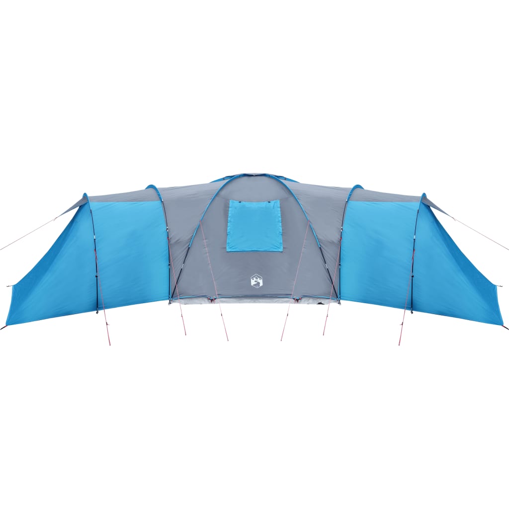 vidaXL Family Tent Dome 12-Person Blue Waterproof