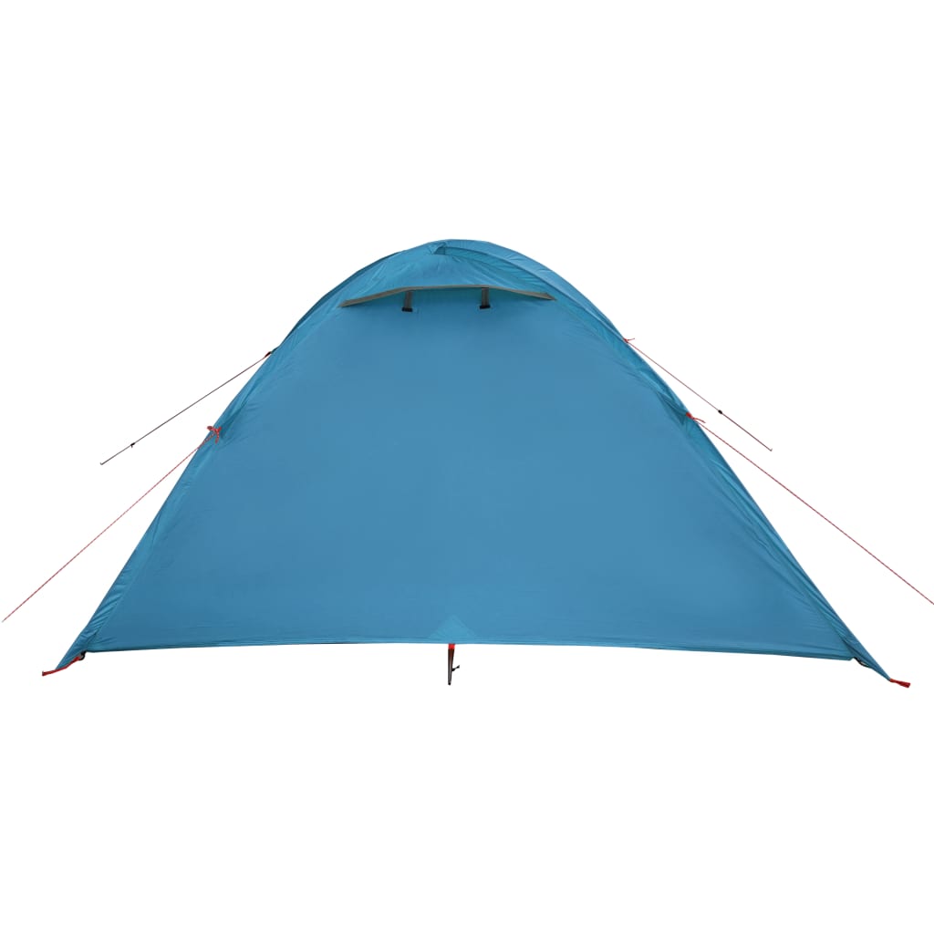 vidaXL Camping Tent Dome 4-Person Blue Waterproof