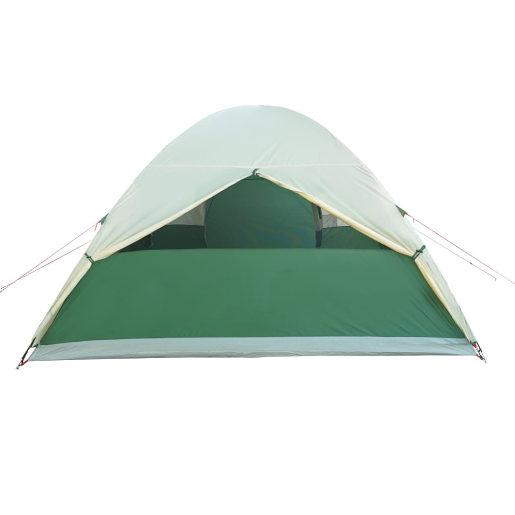 vidaXL Family Tent Dome 6-Person Green Waterproof