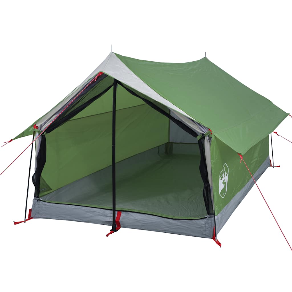Camping Tent 2-Person Green Waterproof