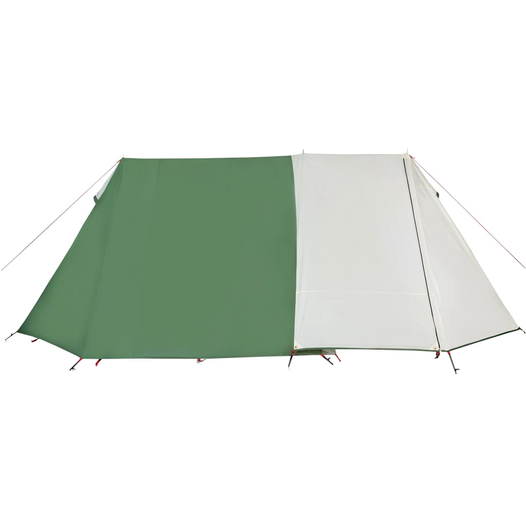 vidaXL Camping Tent 3-Person Green Waterproof