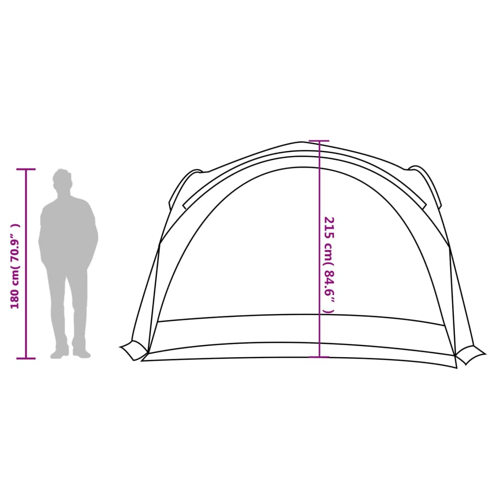 vidaXL Party Tent White Waterproof