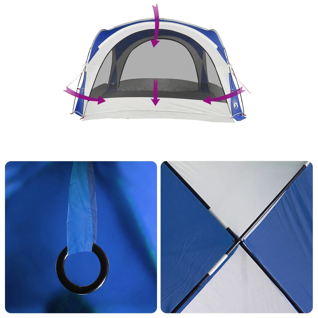 vidaXL Party Tent Blue Waterproof