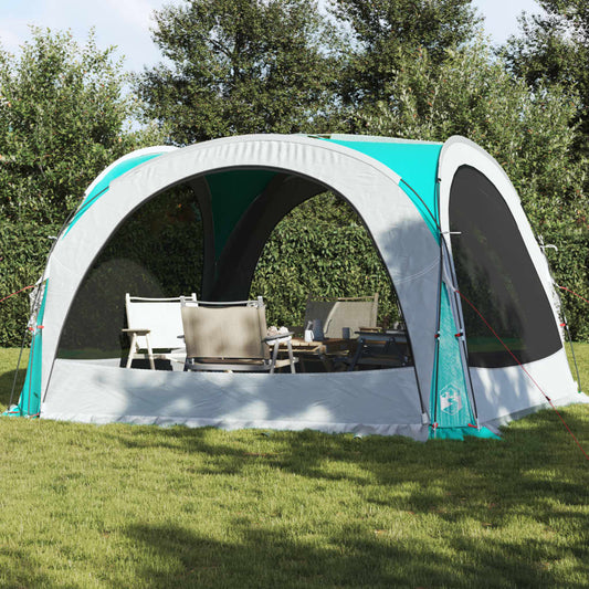 vidaXL Party Tent Green Waterproof