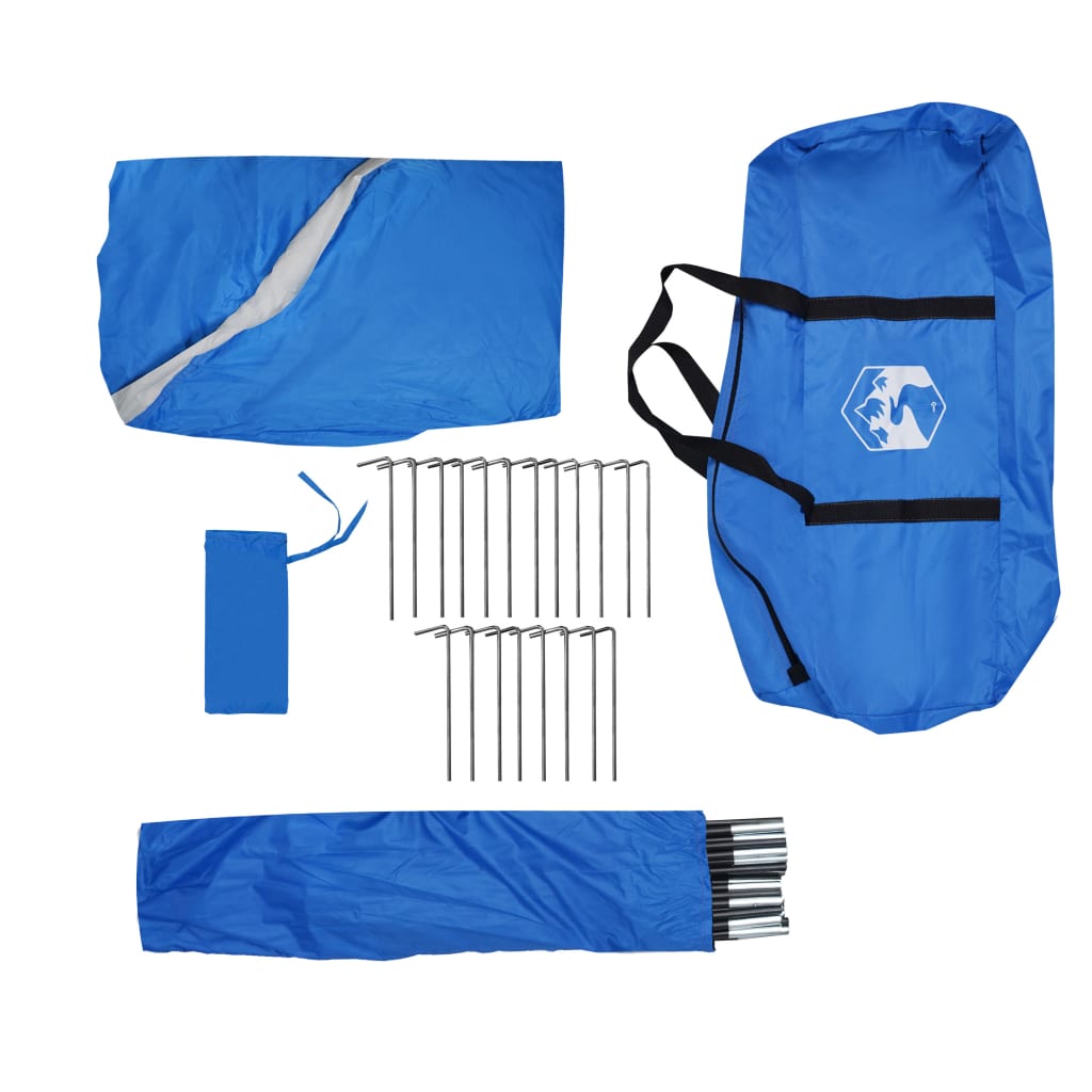 vidaXL Party Tent Blue Waterproof