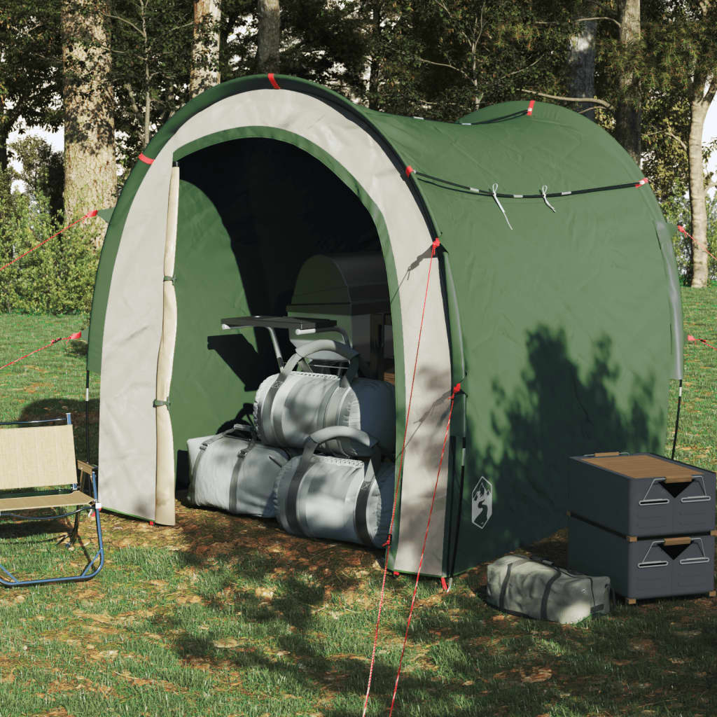 vidaXL Storage Tent Green Waterproof