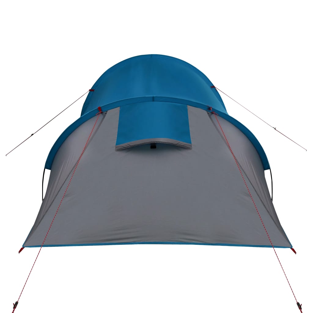 vidaXL Camping Tent Tunnel 2-Person Blue Waterproof