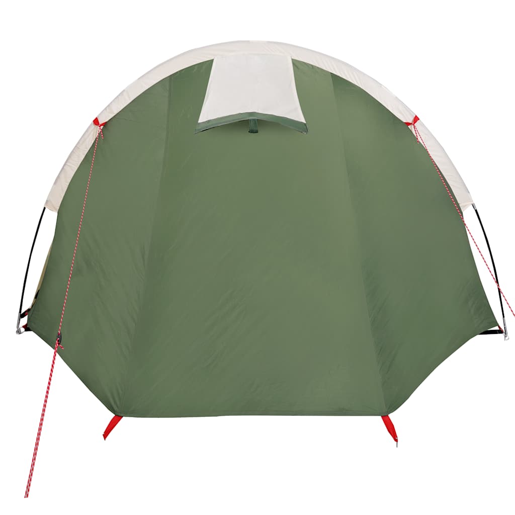 vidaXL Camping Tent Tunnel 4-Person Green Waterproof