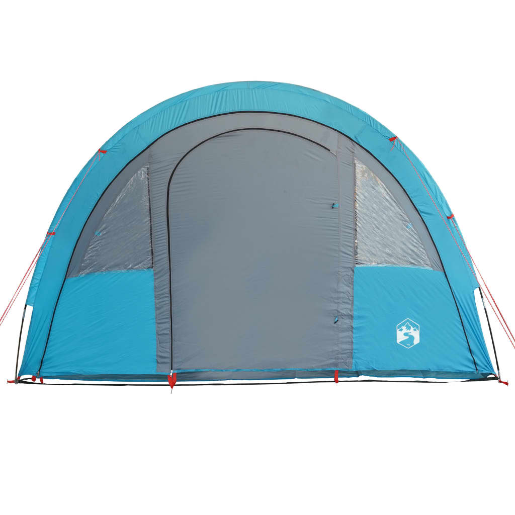 vidaXL Camping Tent Tunnel 4-Person Blue Waterproof