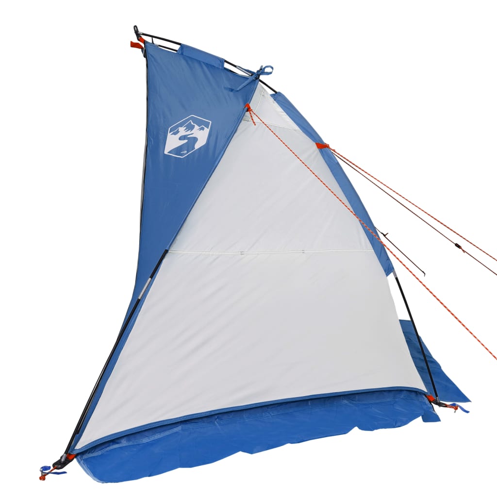 vidaXL Beach Tent Azure Blue 268x223x125 cm 185T Polyester