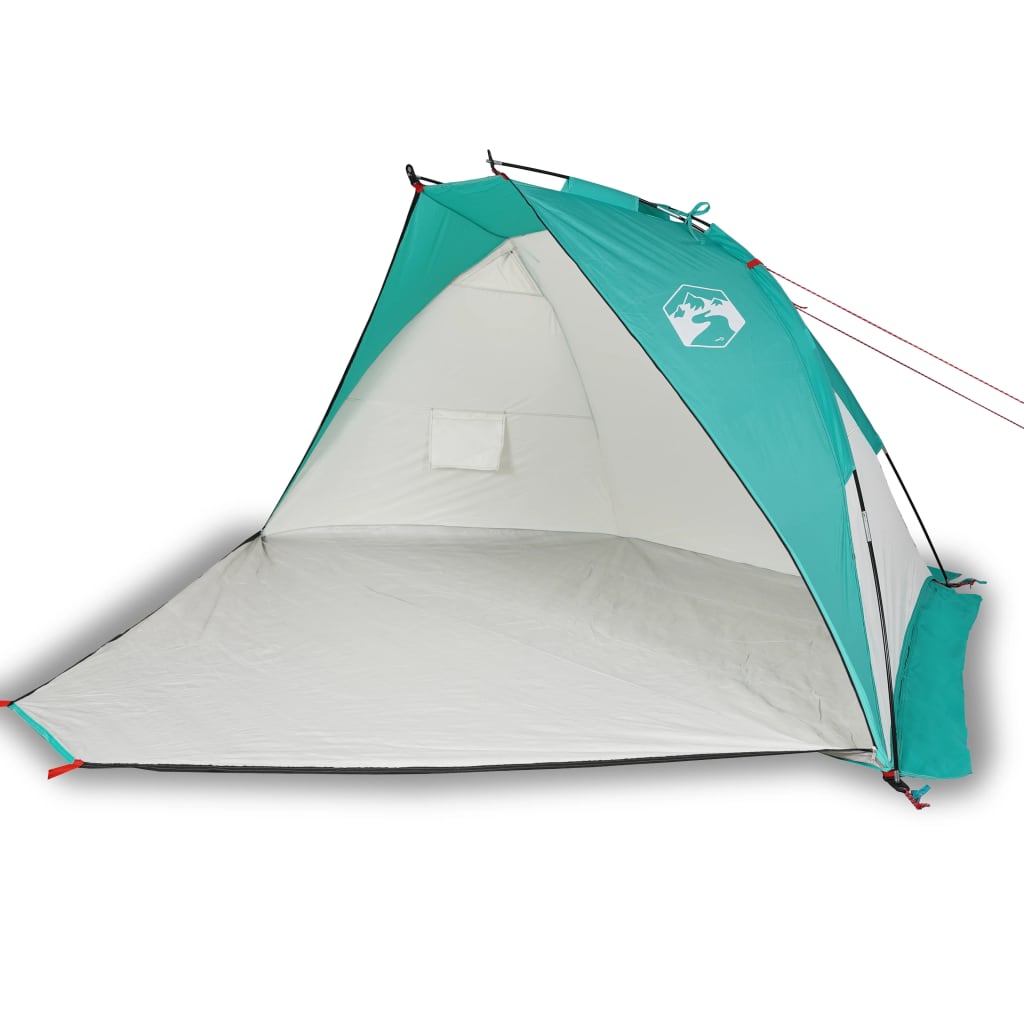 vidaXL Beach Tent Sea Green 268x223x125 cm 185T Polyester