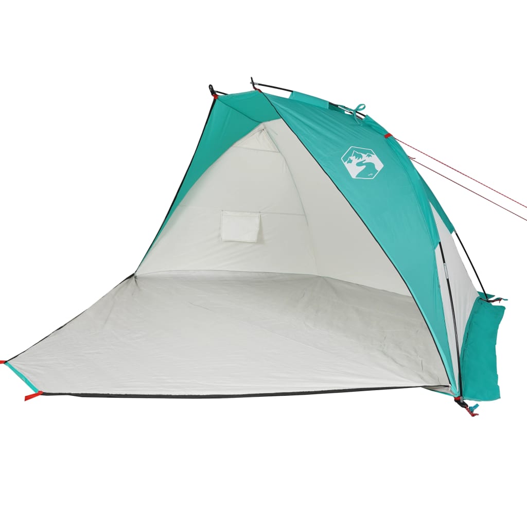 vidaXL Beach Tent Sea Green 268x223x125 cm 185T Polyester