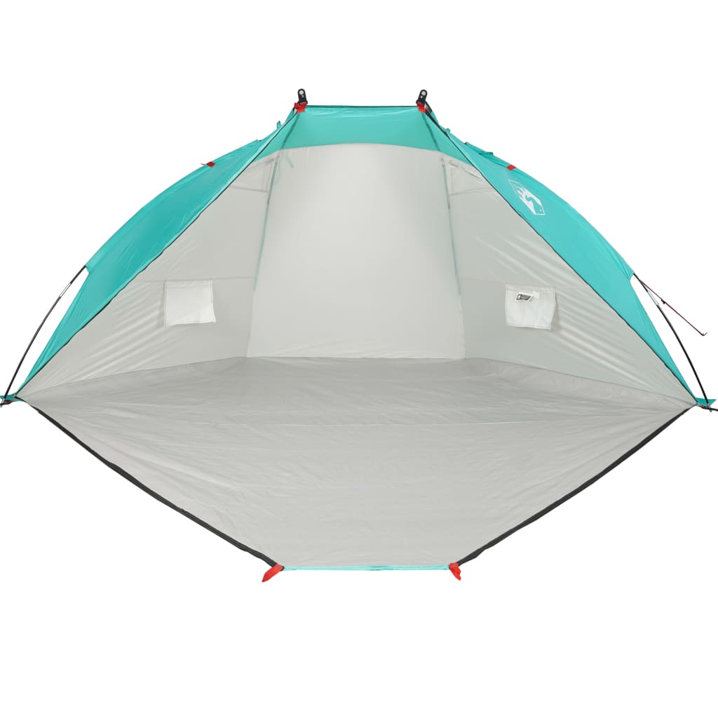 vidaXL Beach Tent Sea Green 268x223x125 cm 185T Polyester